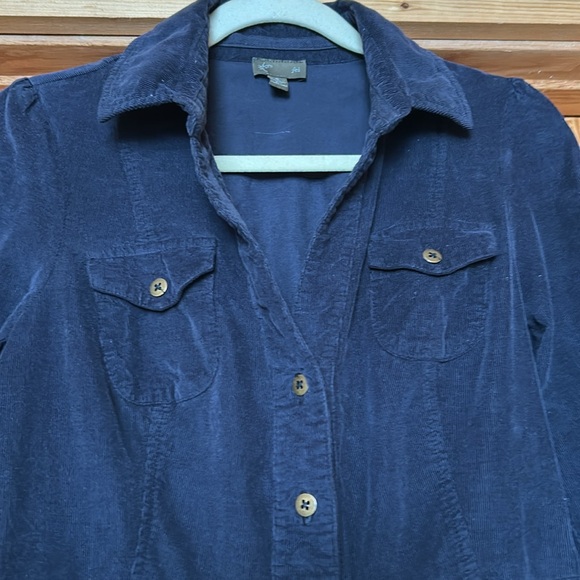 Anthropologie Fei Navy Blue Corduroy Dress size 6 - Picture 5 of 5